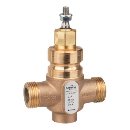 Picture of Venta V241 Globe Valve, 2-Way, PN16, G 1 External Thread, DN15, Kvs 4.0, Bronze Body, Stainless Trim, Stem Up Closed.