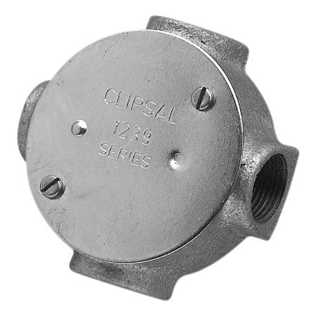 Picture of Clipsal - Cable Management, Machine Cast Fittings, Junction Boxes and Lid Kits, 20mm, 2 Way
