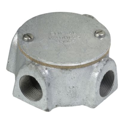 Picture of Clipsal - Cable Management, Machine Cast Fittings, Junction Boxes and Lid Kits, 25mm, 4 Way