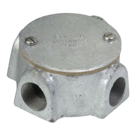 Picture of Clipsal - Cable Management, Machine Cast Fittings, Junction Boxes and Lid Kits, 25mm, 4 Way
