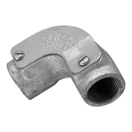Picture of Clipsal - Cable Management, Inspection Elbows, 20mm Galvanised Cast Iron