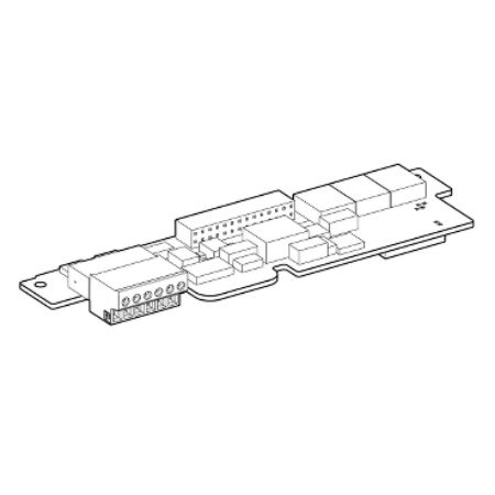 Picture of encoder interface card with RS422 compatible differential O w encoder emulation