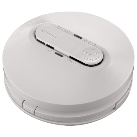 Picture of Clipsal Fire Tek, Photoelectric Smoke Alarm, Surface Mount, 220-240 V a.c. Mains Power w. 9V d.c. Battery Backup